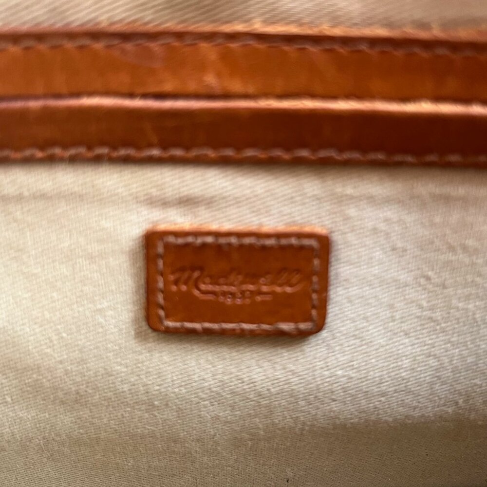 Vintage Madewell "The Sketchbook" Rich Brown Leather Bag - Picture 10 of 13